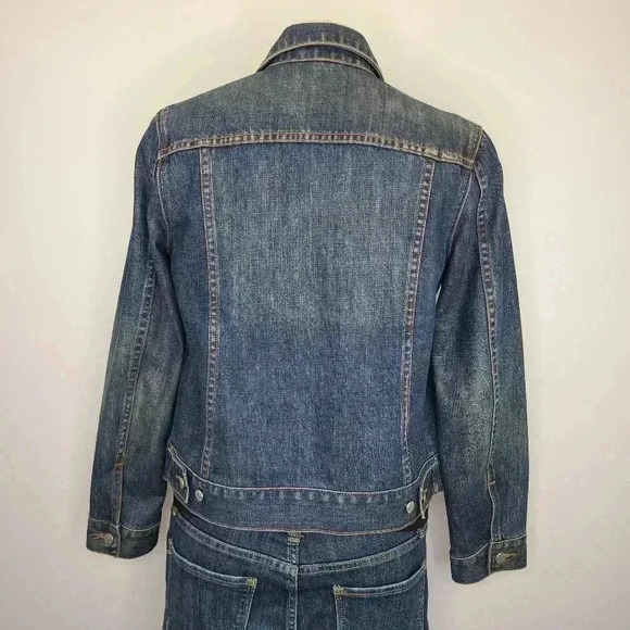 J. Crew Denim Jacket Medium Blue Vintage Wash Denim Jean Jacket Small - Picture 8 of 13